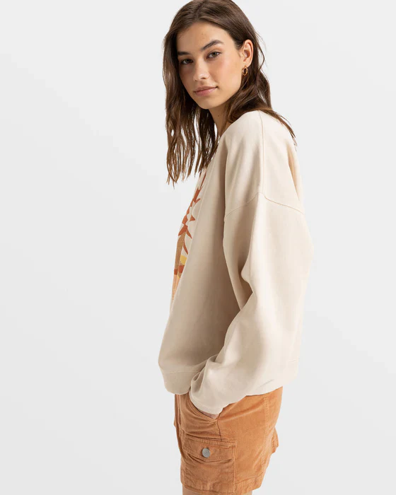 Roxy Women's Lineup Oversized Crew B - Image 4