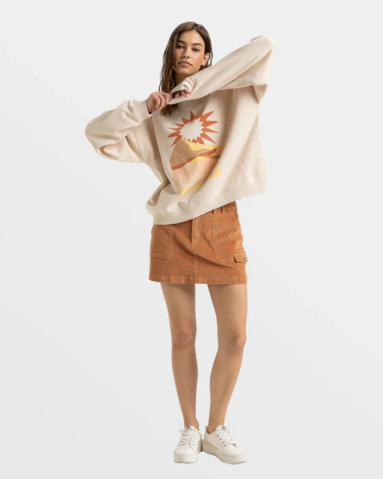 Roxy Women's Lineup Oversized Crew B - Image 5
