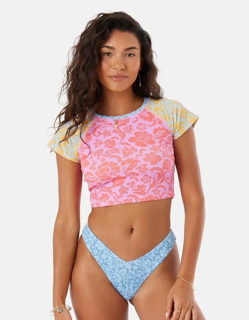 Roxy Women's Tapestry Patchwork V Front Cheeky Bottoms