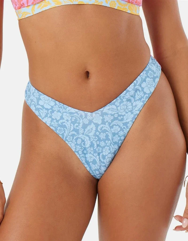 Roxy Women's Tapestry Patchwork V Front Cheeky Bottoms - Image 3
