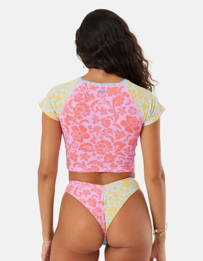 Roxy Women's Tapestry Patchwork V Front Cheeky Bottoms - Image 4