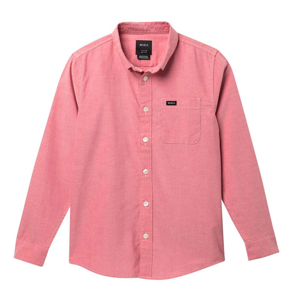 RVCA Boys That'll Do Stretch Long Sleeve Shirt