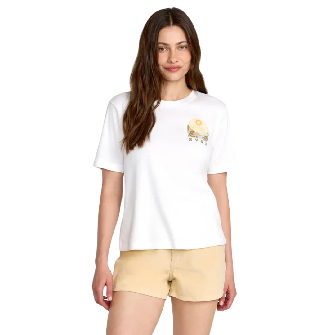 RVCA Women's Icon Tee - Vintage White