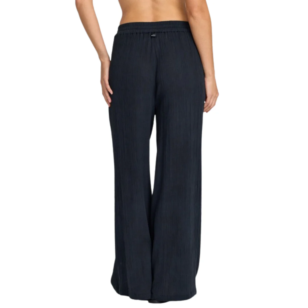 RVCA Women's New Yume Wide Cotton Pants - RVCA Black - Image 2