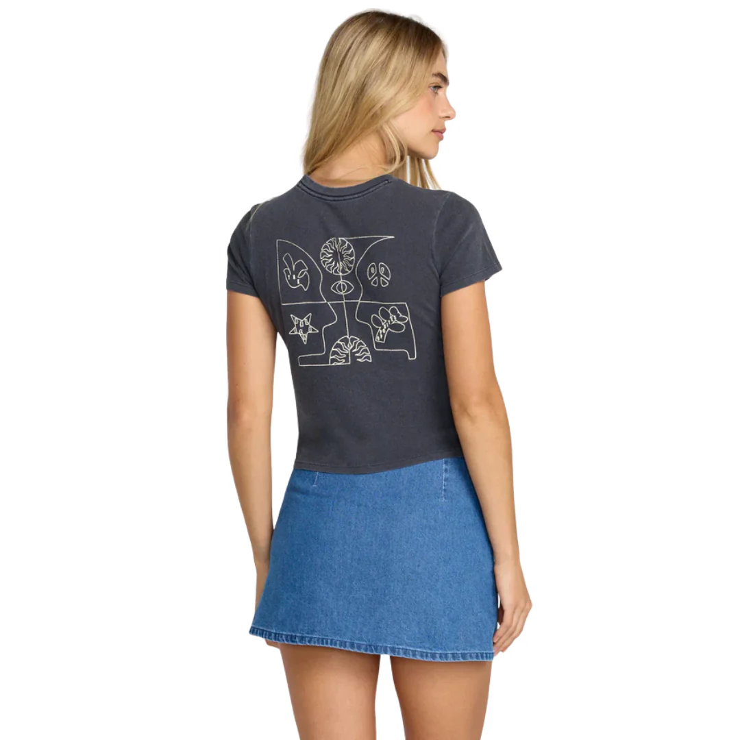 RVCA Women's Reform Skirt - Crystal Blue - Image 3