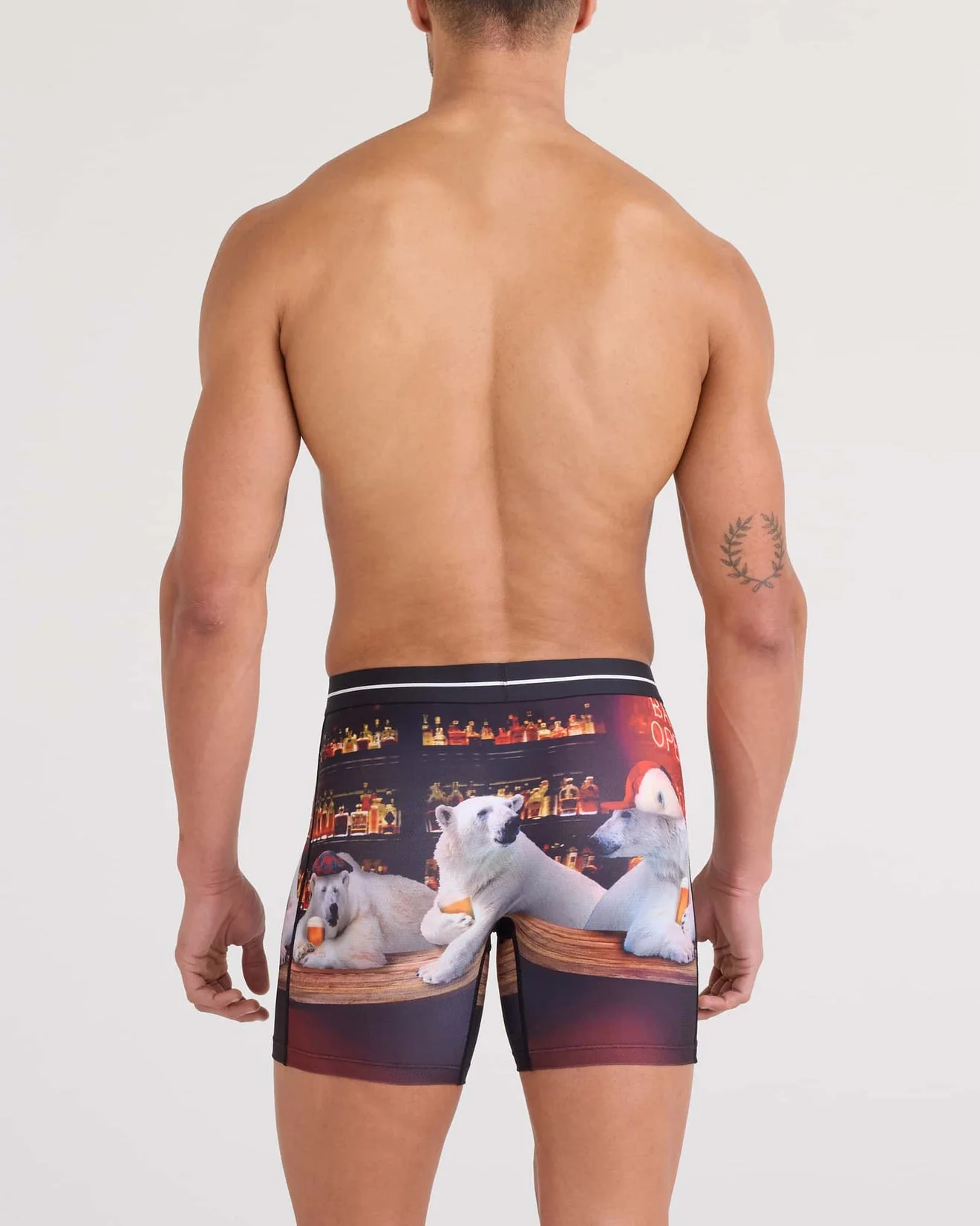 Saxx Volt Breathable Mesh Boxer Brief - DA BEARS-MULTI - Image 3