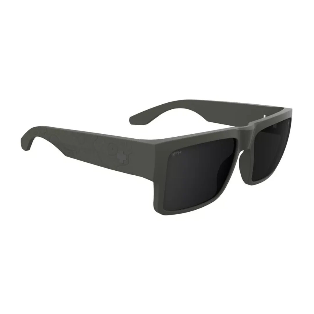Spy Cyrus Sunglasses - Matte Olive Happy Gray Green - Image 2