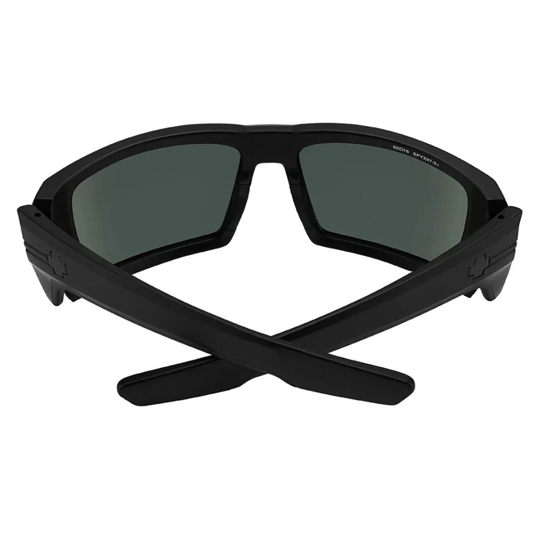 Spy Rebar Men's Sunglasses - ANSI Matte Black - Happy Boost Polar Black Mirror - Image 3