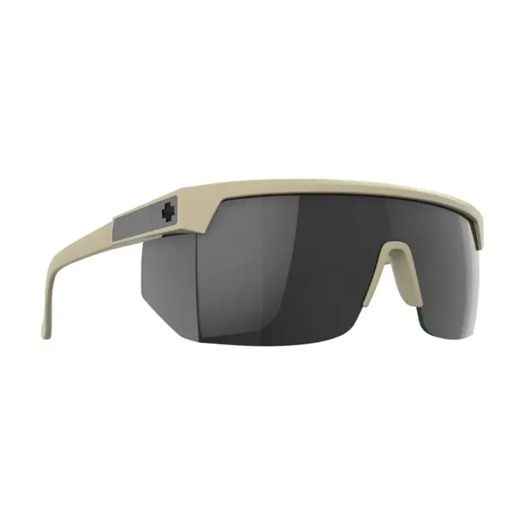 Spy Super Flynn ANSI Matte Sand - Happy Gray Green Black Mirror