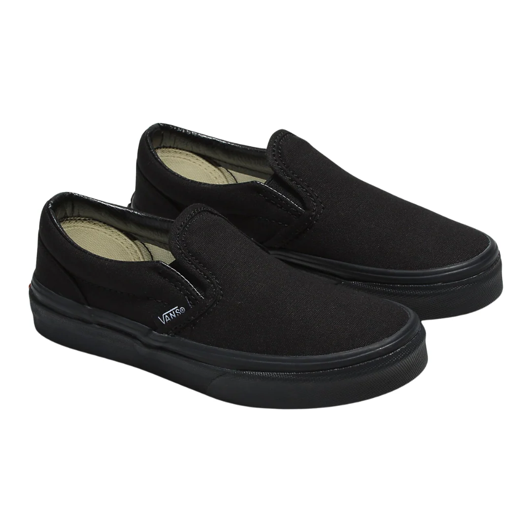 Vans Kids Classic Slip On - Blk/Blk - Image 2
