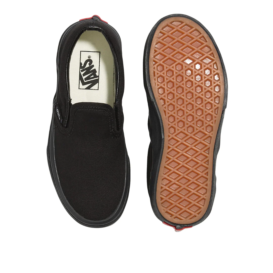 Vans Kids Classic Slip On - Blk/Blk - Image 4