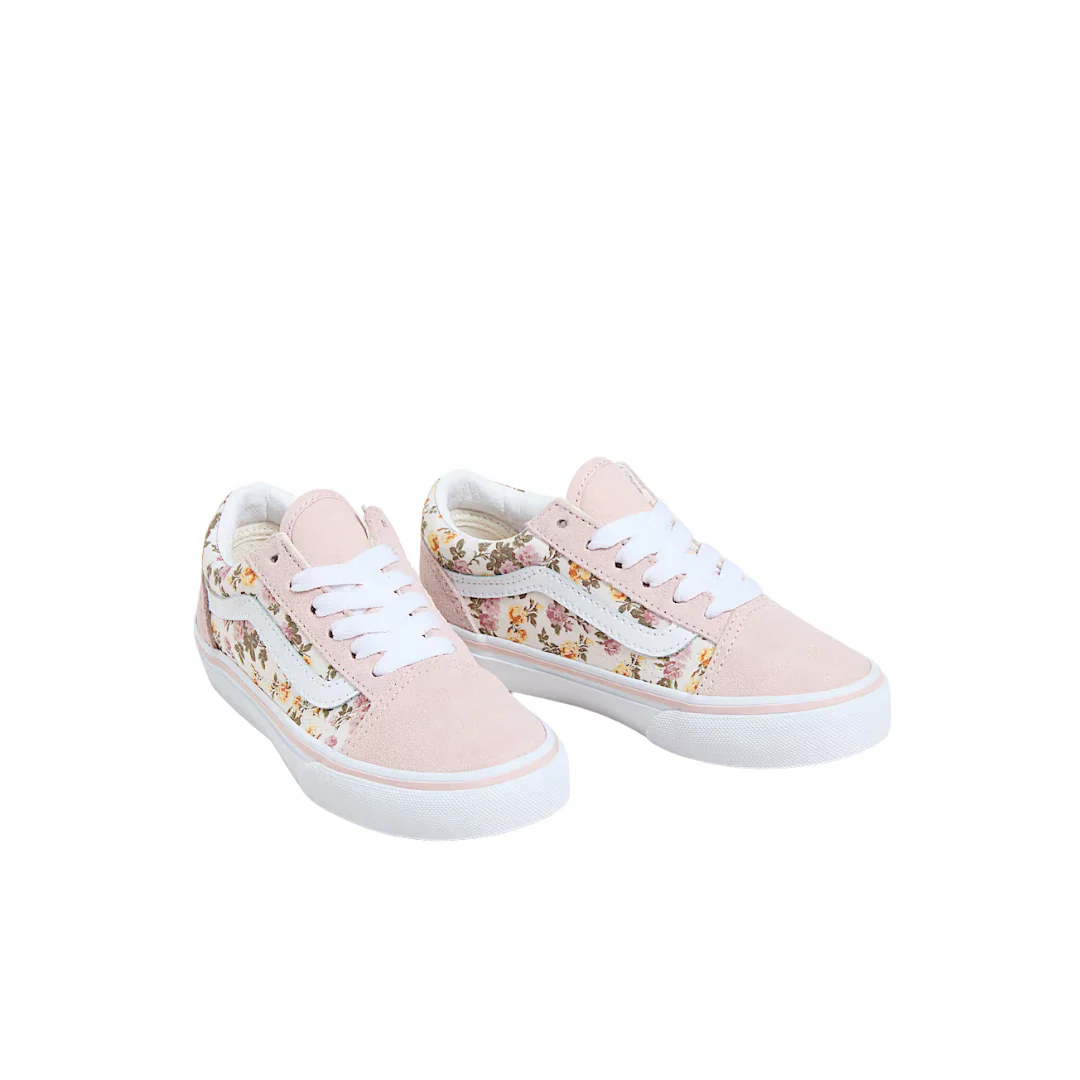 Vans Kids Old Skool Shoes - Romantic Floral Pink/Multi - Image 2