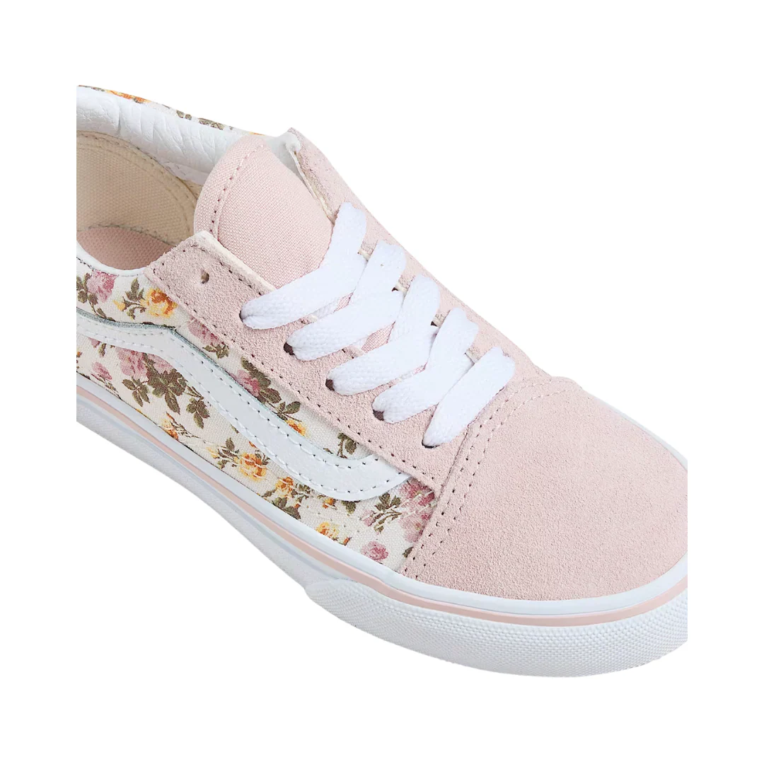 Vans Kids Old Skool Shoes - Romantic Floral Pink/Multi - Image 3