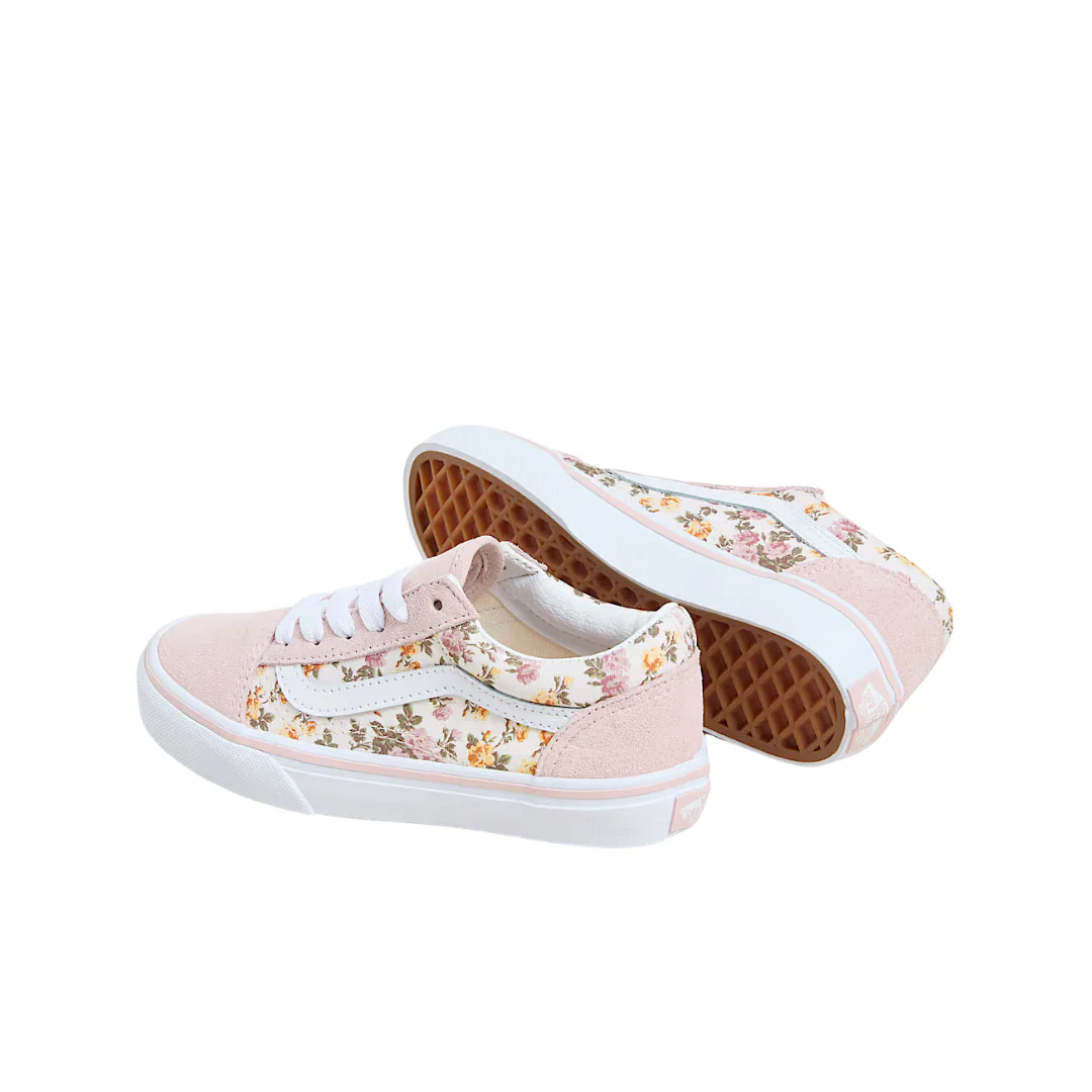 Vans Kids Old Skool Shoes - Romantic Floral Pink/Multi - Image 4