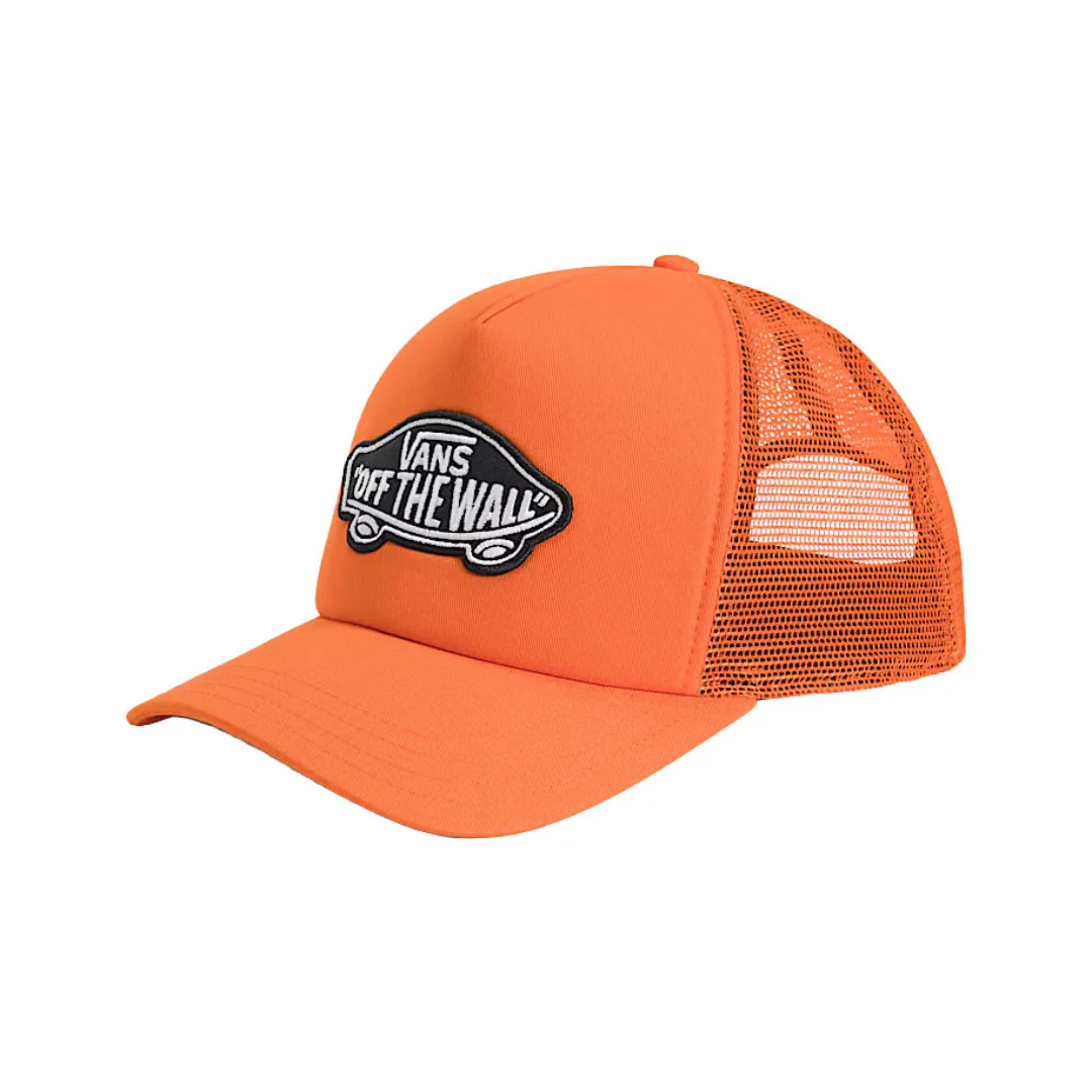 Van's Men's Classic Patch Curved Bill Trucker - Flame
