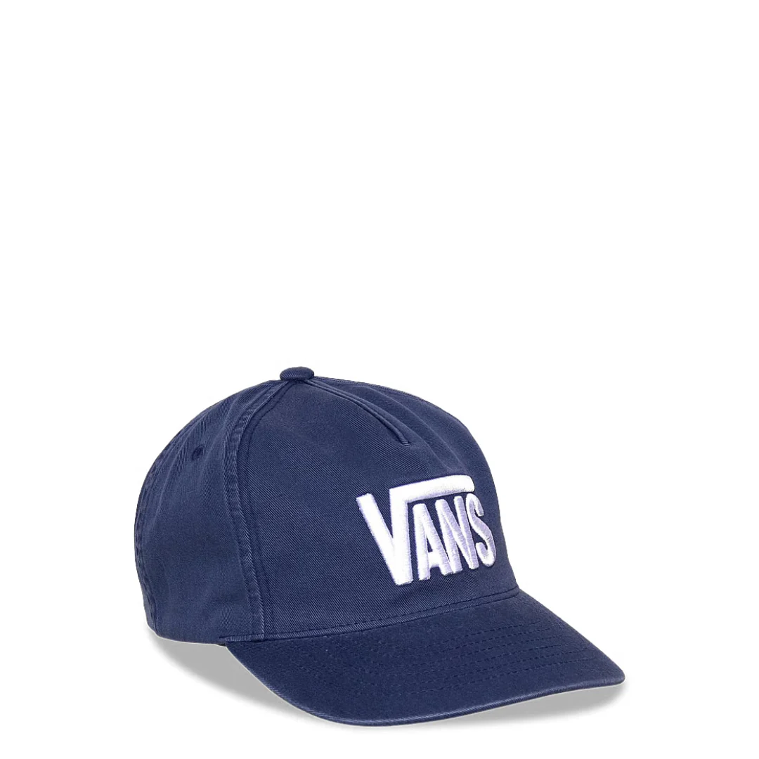 Van's Men's Stretch Logo Snapback - Deep Indigo