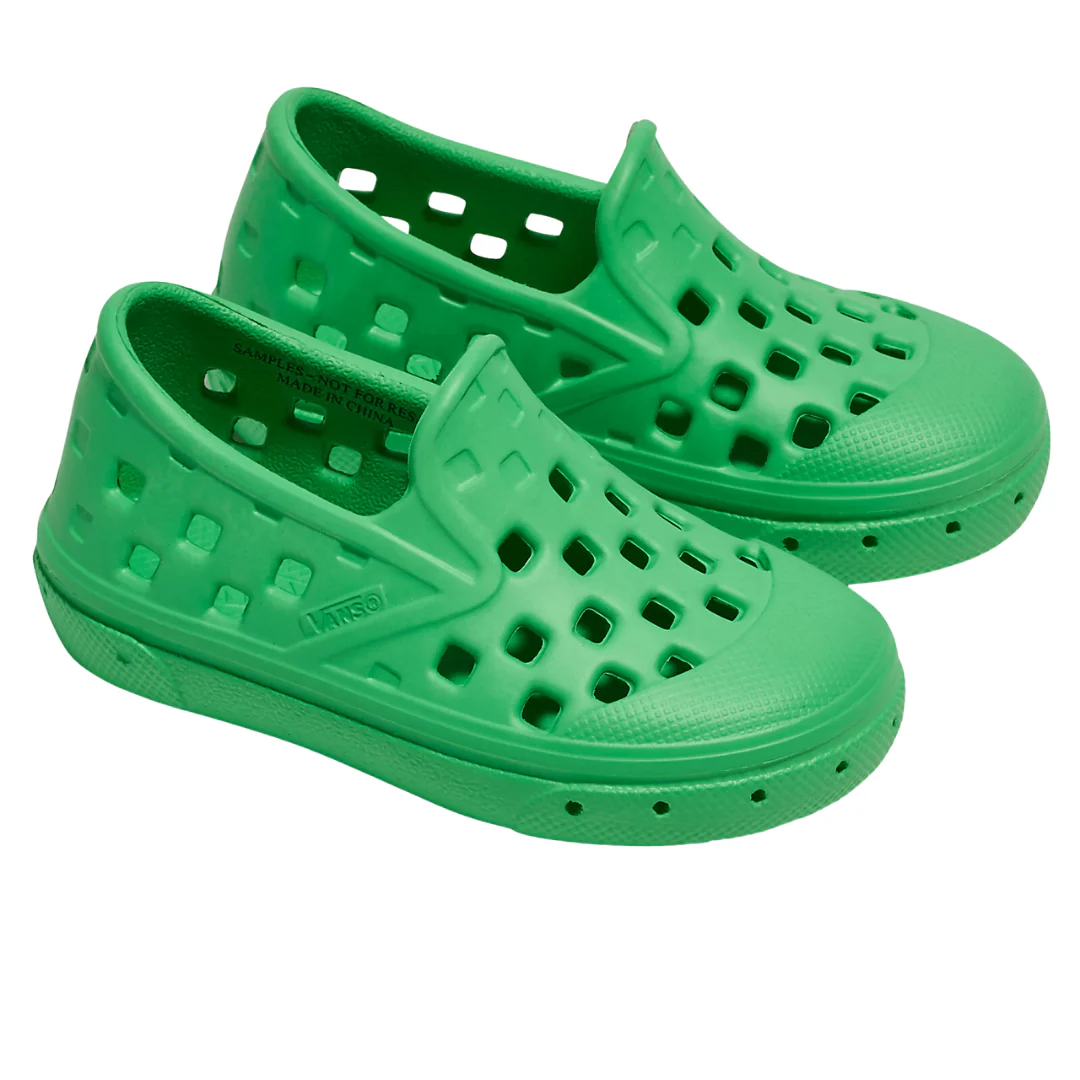 Vans Toddler Slip On TRK Shoes - Poison Green - Image 2