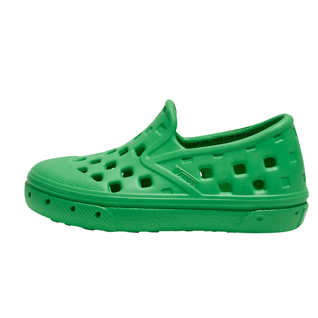 Vans Toddler Slip On TRK Shoes - Poison Green - Image 3