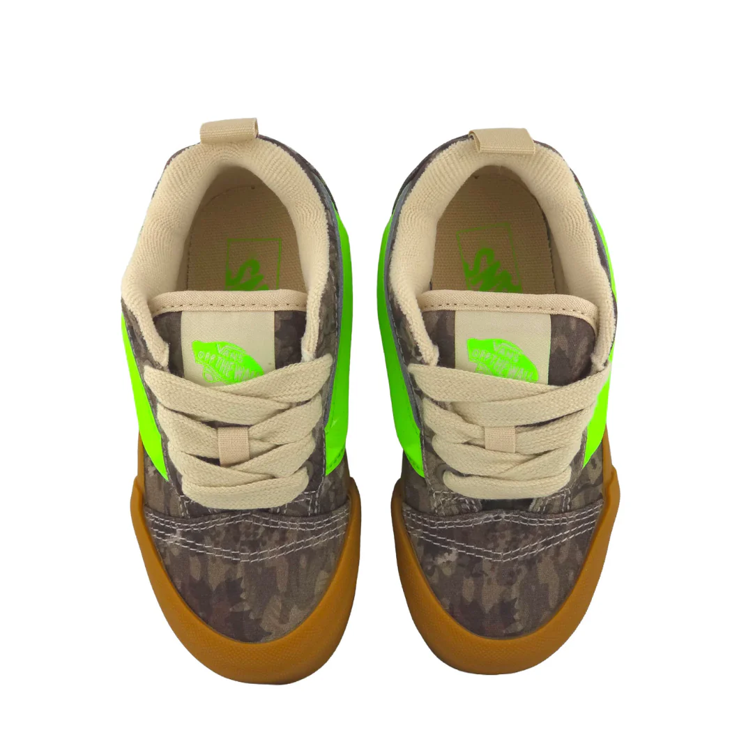 Van's Youth KNU Skool - Camo Green Gecko - Image 4