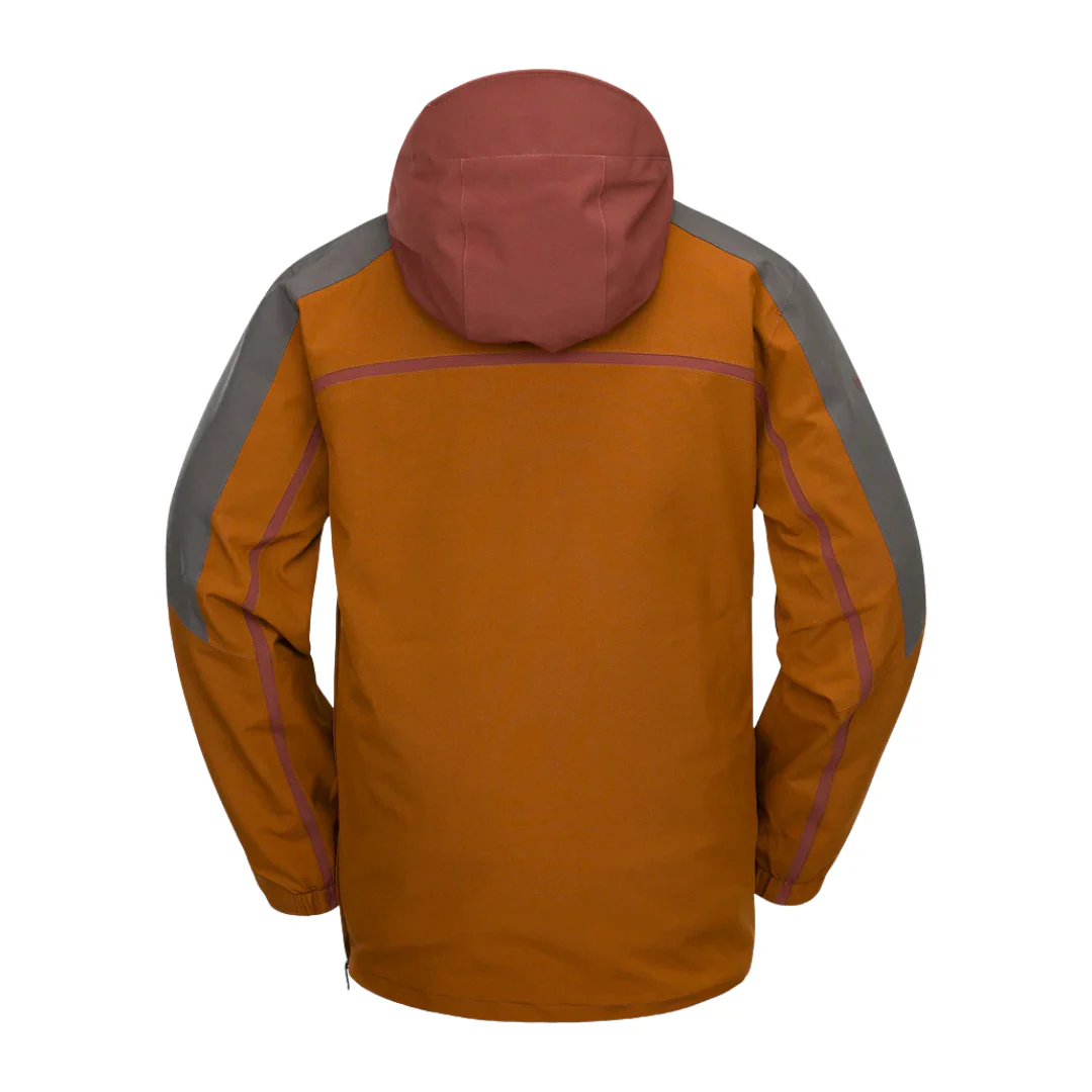 Volcom Men's Brighton Pullover Jacket - Caramel - Image 3
