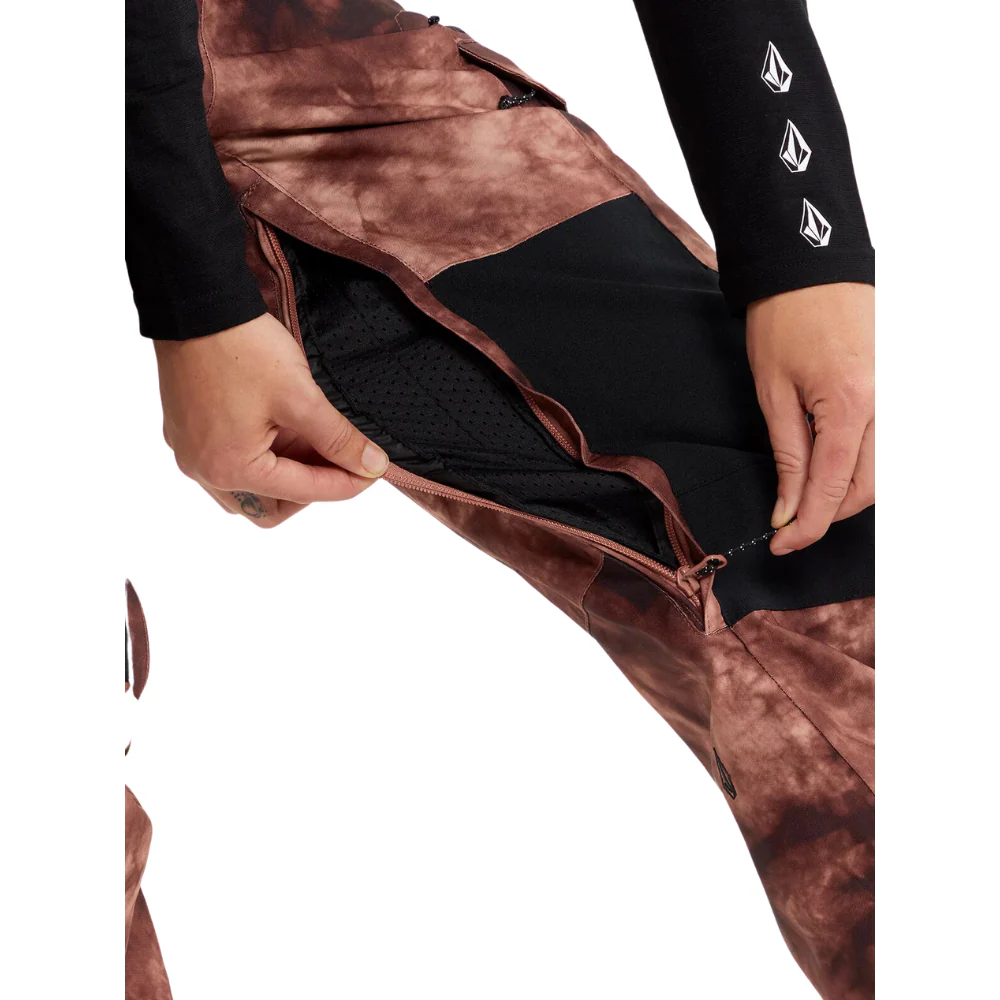 Volcom Women's Creston 3D Stretch Bib Overall - Image 3