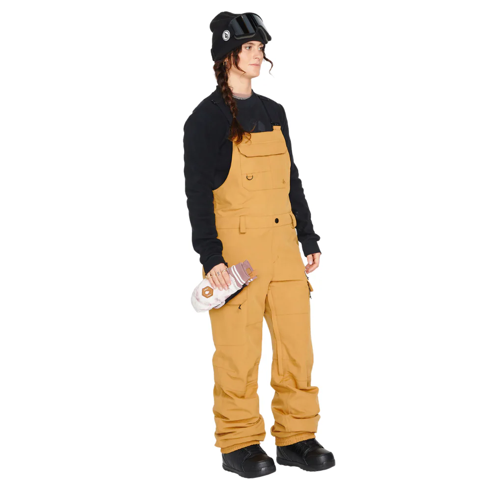 Volcom Women's Creston 3D Stretch Bib Overall - Image 3