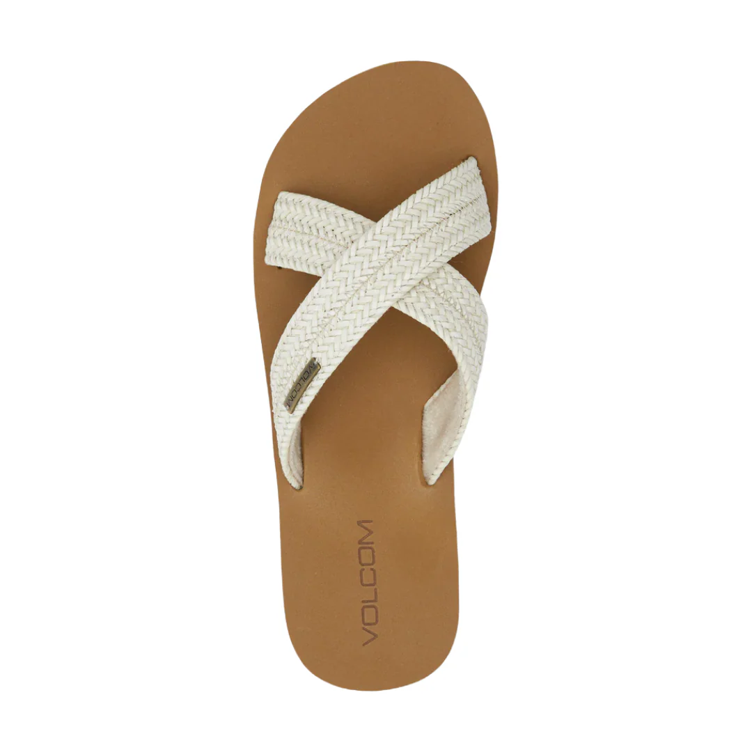 Volcom Women's Double Cross Sandals - Cream - Image 2
