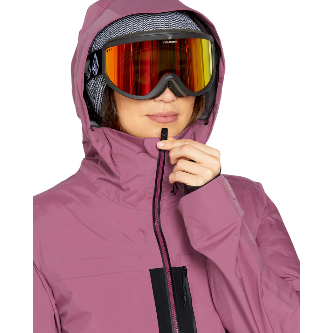 Volcom Women's KOA TDS INF Gore-Tex Jacket - Blurred Violet - Image 5