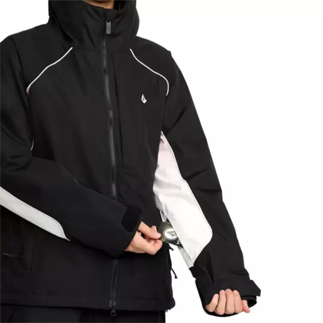 Volcom Women's Stone Smokeshow 20K Jacket - Black - Image 4