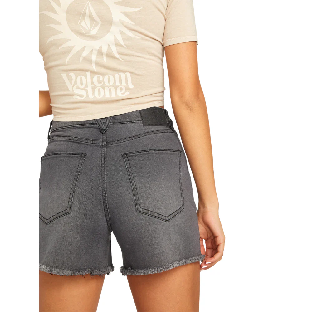Volcom Women's Stone Step Hi Rise Shorts - Image 2